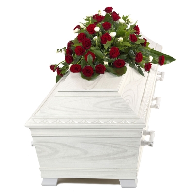 Red Rose Casket Spray