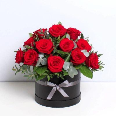 Red Rose Hatbox